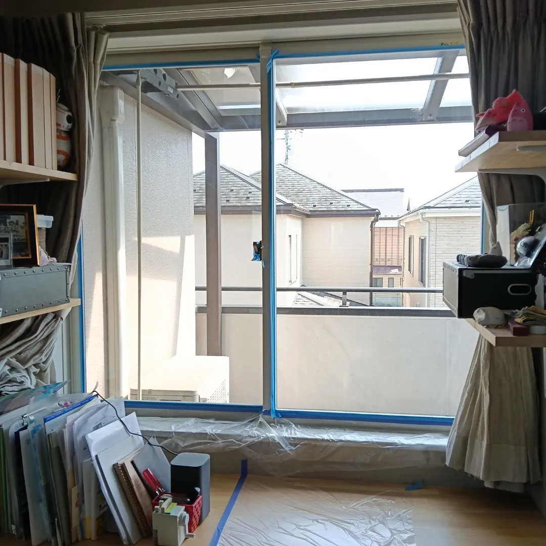 S様邸マンション節電ガラスコート工事