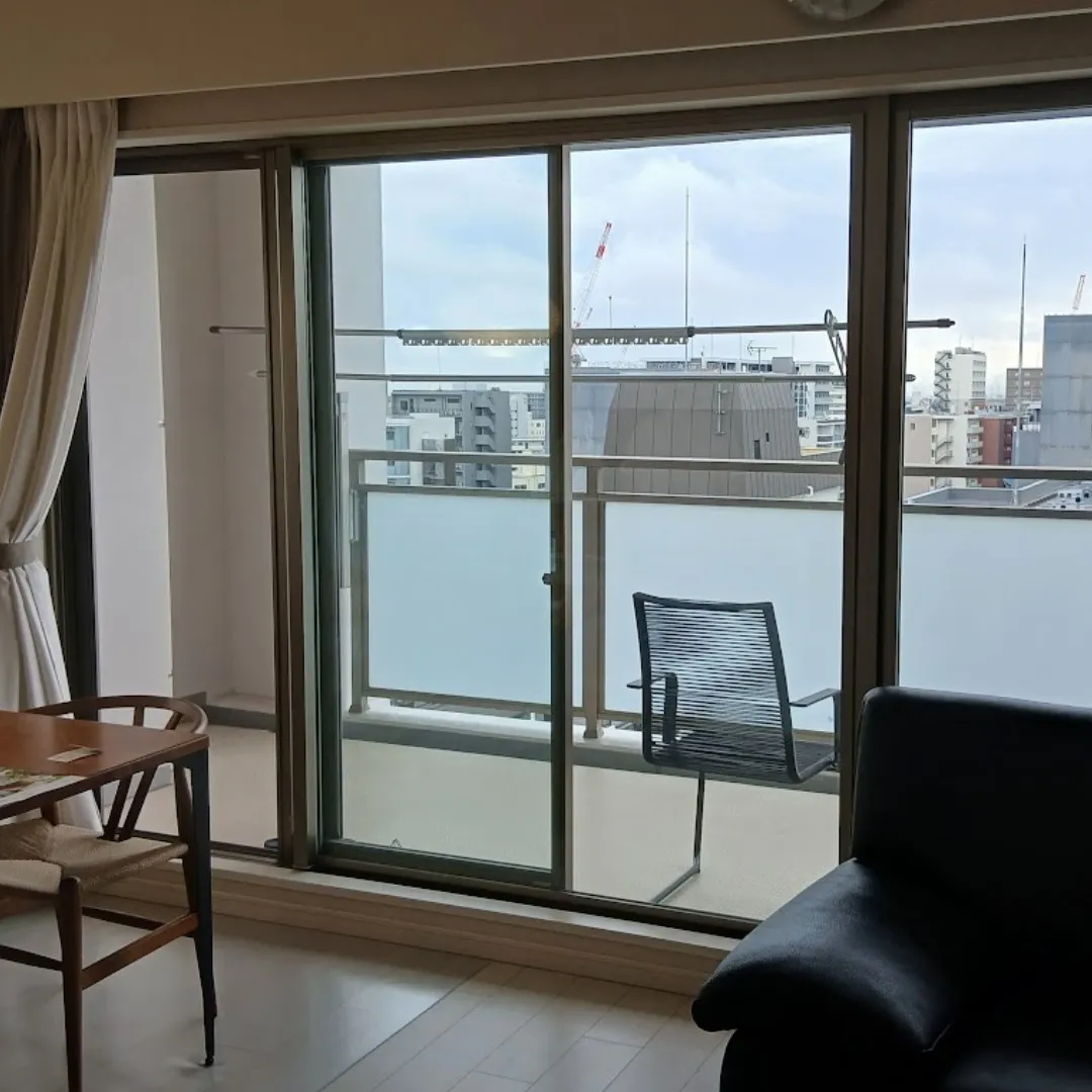 K様邸マンション節電ガラスコート工事