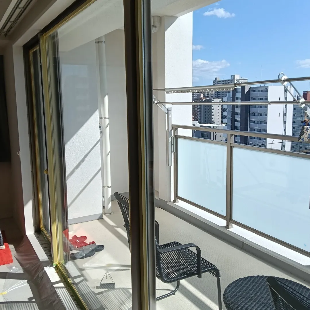 K様邸マンション節電ガラスコート工事