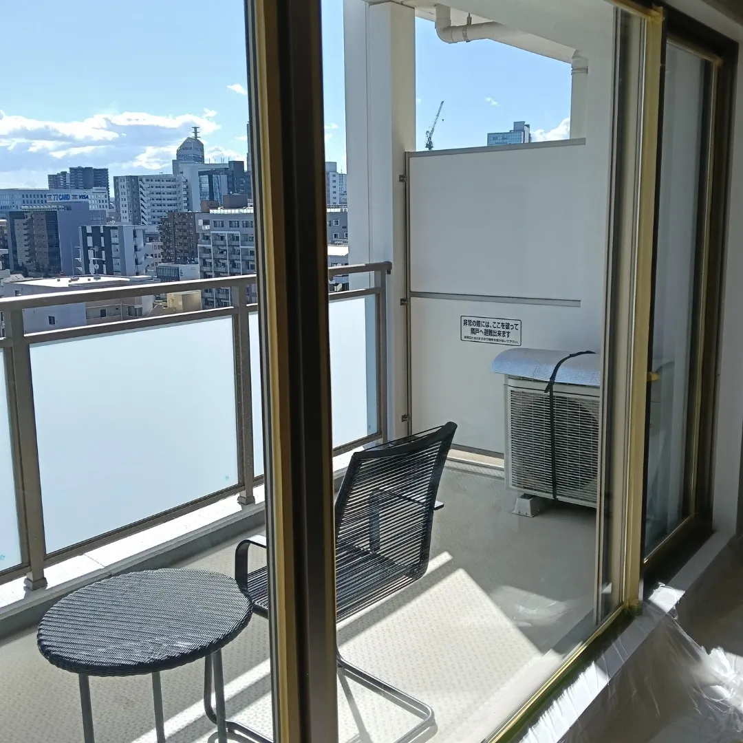 K様邸マンション節電ガラスコート工事